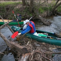 Environmental boating tour on the river Isloch