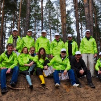 Environmental boating tour on the river Isloch